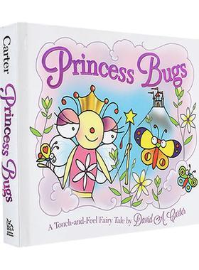 【直营】英文原版 Princess Bugs 书里藏着好多虫 儿童启蒙神奇立体动态认知触摸书 想象力开发 大卫·A.卡特 David A. Carter