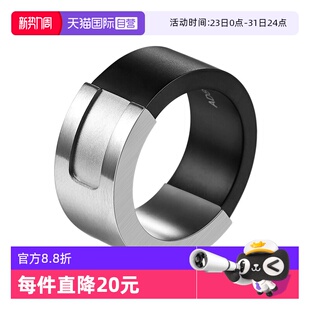 凯文克莱戒指磁力时尚 Klein Calvin 情侣对戒指环镀金 自营