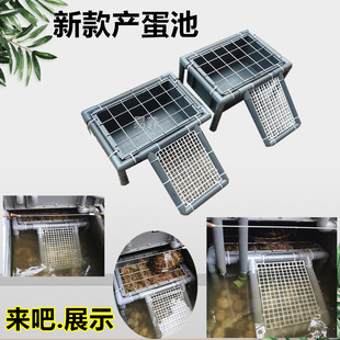 养龟箱龟缸乌龟产蛋池产蛋繁殖箱孵化下蛋盒下蛋箱晒台爬台diy新