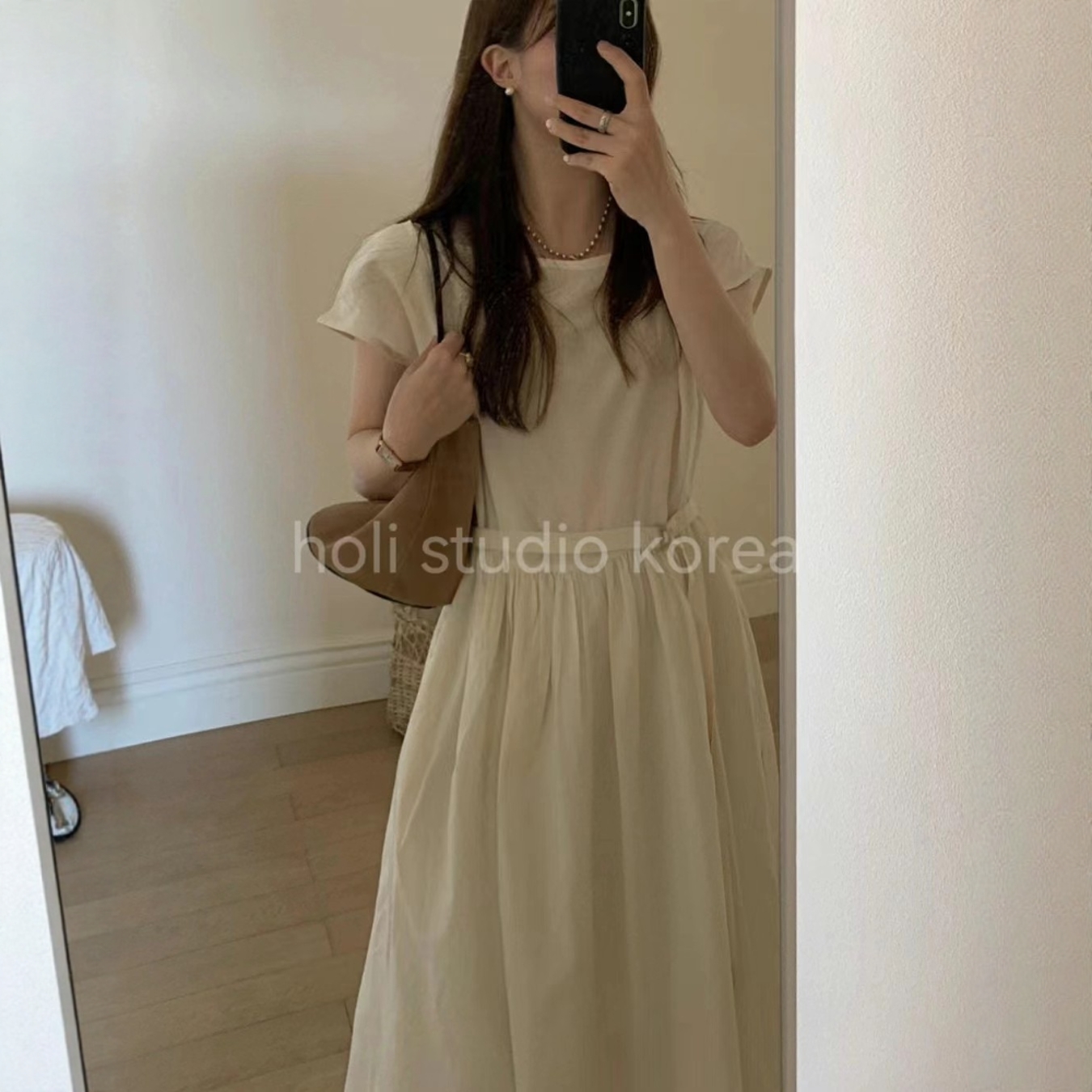 SALE 原297韩国代购pretty young thing 夏季新款连衣裙收腰百搭