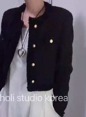 SALE 原399韩国东大门代购over nice 新款小香风外套短版上衣简约