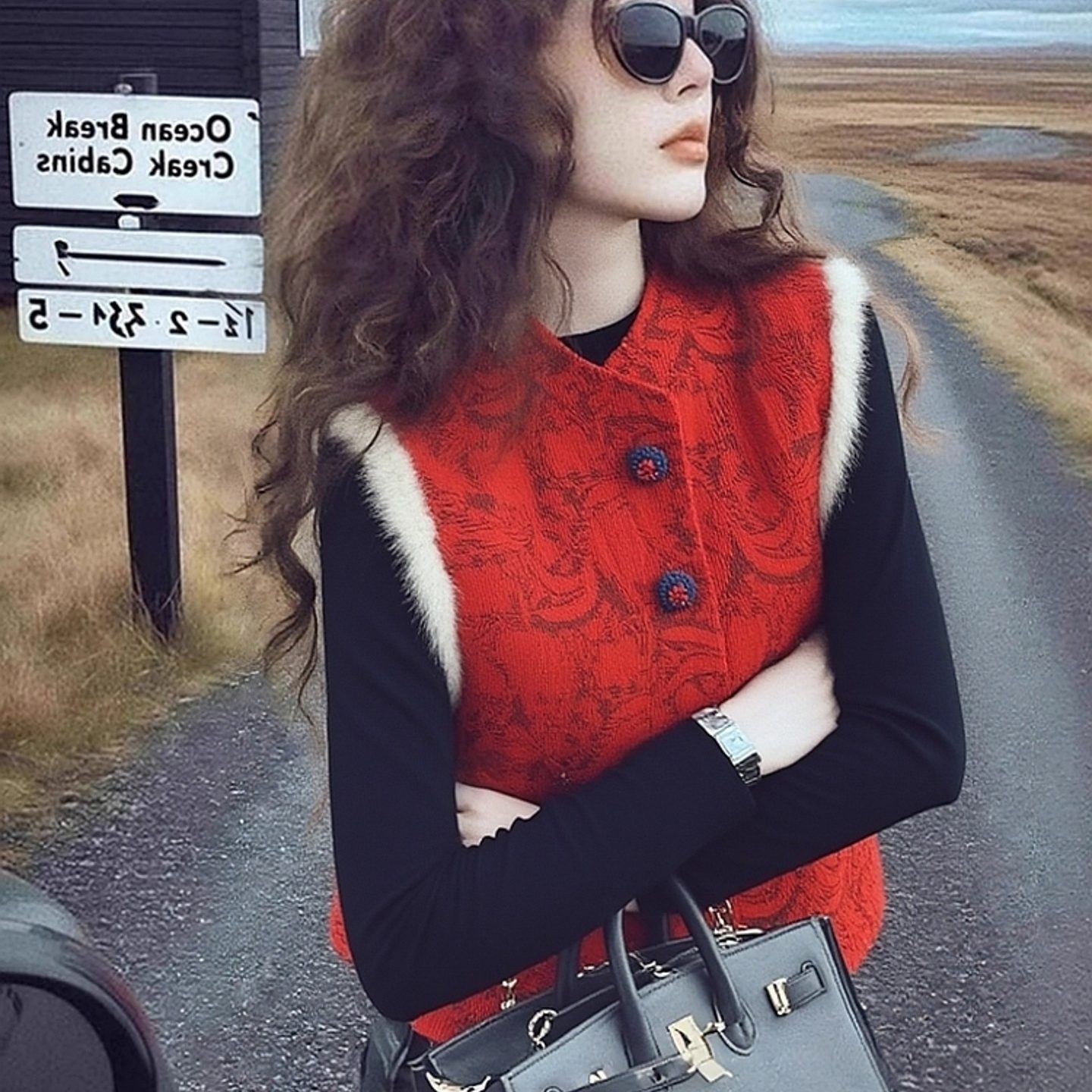 过年新中式红色提花马甲女冬高端时髦洋气叠穿独特漂亮巨好看外套,女装/女士精品,大码内搭,淘宝优惠券,粉丝福利购,淘宝优惠卷