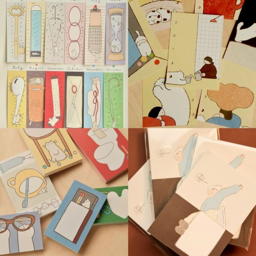 暖湾文创商店便签分装