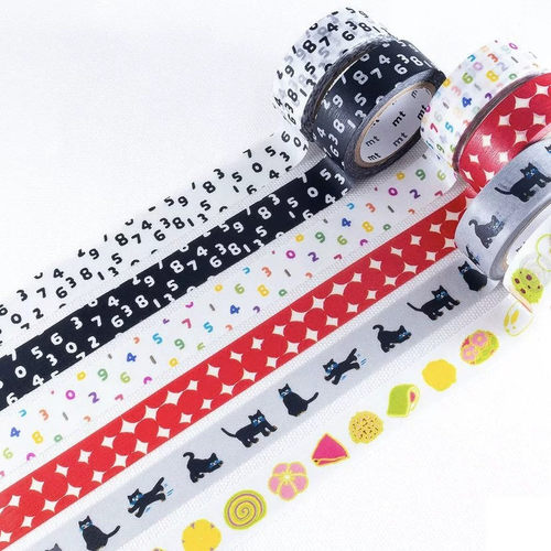 浮光【整卷/分装】日本MT x sousou系列 合集 数字红圈和纸胶带