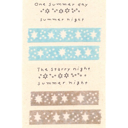 浮光分装 新的星星来啦！韩国summer night 手帐拉条子基础胶带