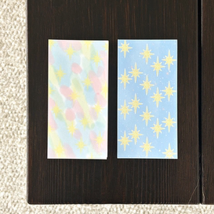 浮光分装 韩国imeanit 超温柔的！韩系盐系星星手帐便签