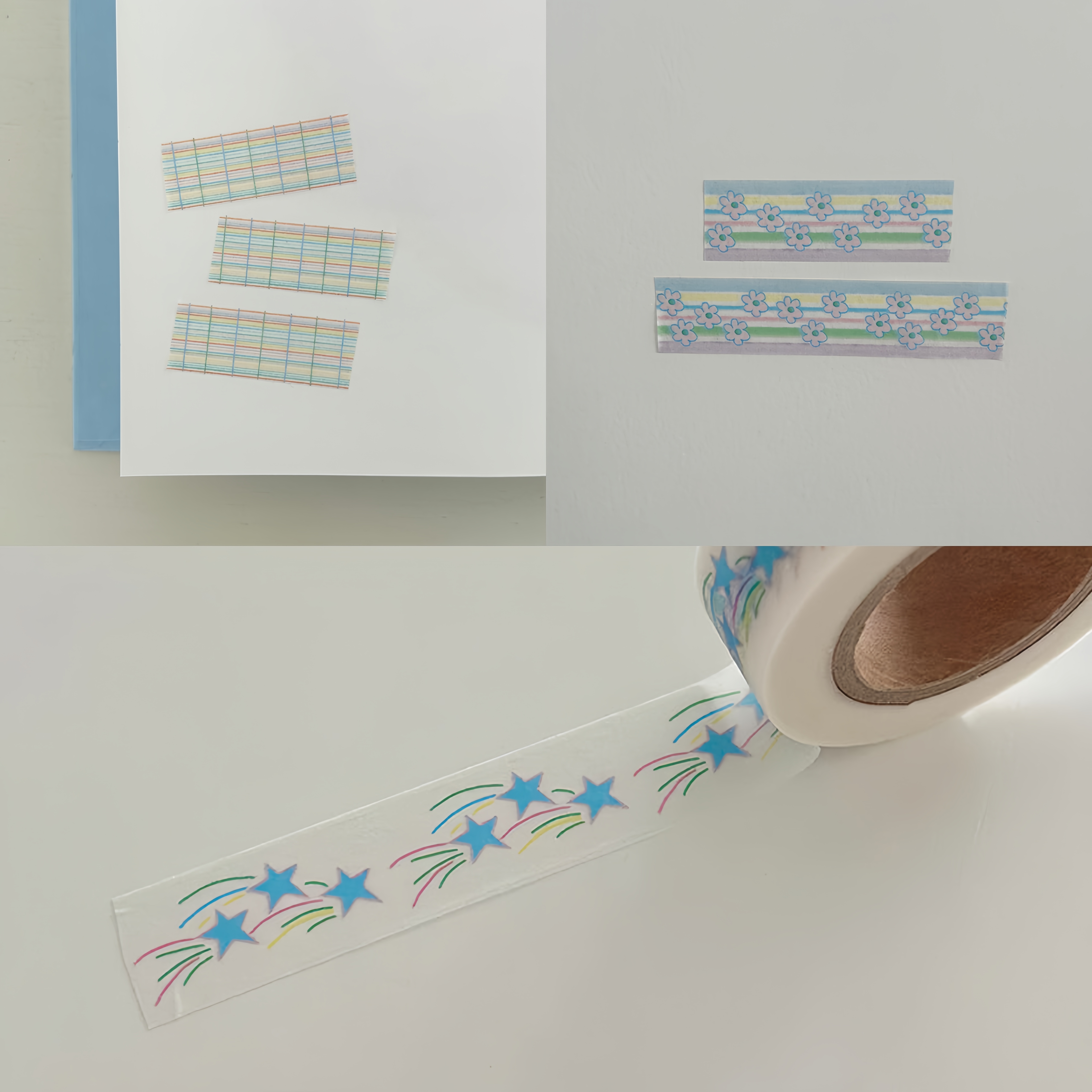 浮光分装 基础款也能做出花来 韩国imeanit 基础盐系手帐胶带