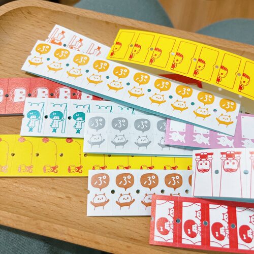 日本制可爱标签机贴纸卷