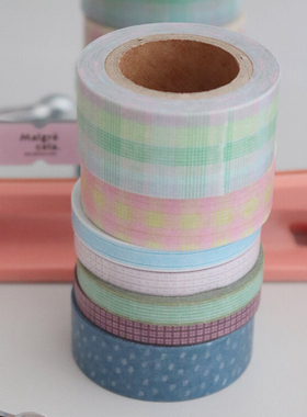 浮光分装 基础款爱好者不要错过 韩国malgrecela基础组合手帐胶带