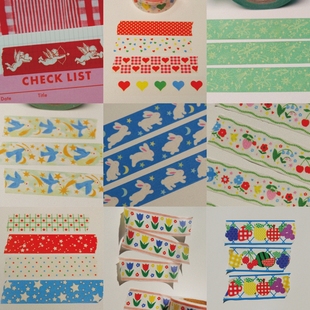 值得一试 fries 高饱和 韩国fruit 手帐胶带 复古调调 浮光分装