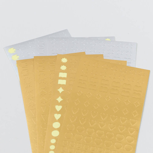 【现货】analogue keeper shining sticker 金/银 基础图形贴纸