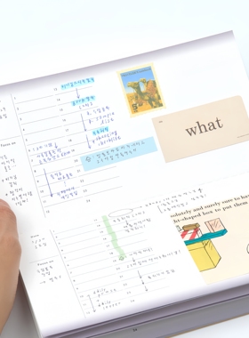 analogue keeper Pocket bok 韩系简约能率手帐本 daily/weekly