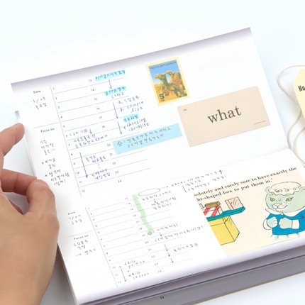 analogue keeper Pocket bok 韩系简约能率手帐本 daily/weekly