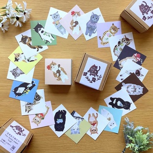 可爱mini花草小动物小便签 日本4legs 浮光分装 超好看