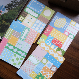 浮光岛屿 小岛原创 颜色的练习 多巴胺拼版便签 盖印/手帐素材