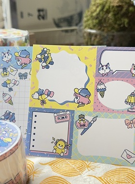 浮光分装 可以剪开变成小便签！日本ants 手帐拼板便签