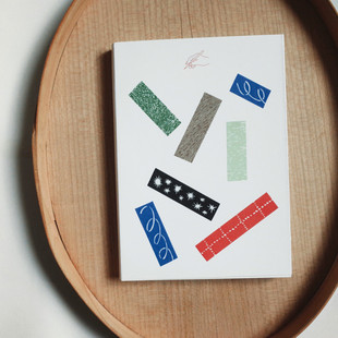 手帐拉条胶带 复古彩色基础款 浮光分装 韩国huginn