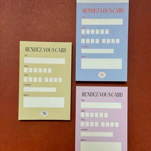 浮光分装 韩国jazzornot 记事memo手帐便签 备忘记录