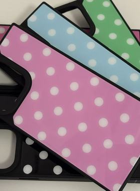 AnotherHill原创磁吸方形边框美丽波点手机壳 可用来咕壳～