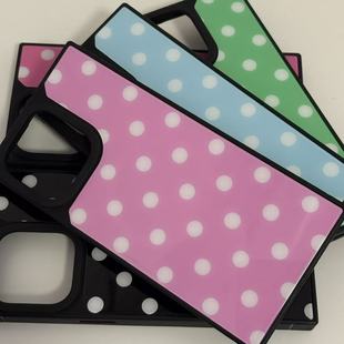 AnotherHill原创磁吸方形边框美丽波点手机壳 可用来咕壳～