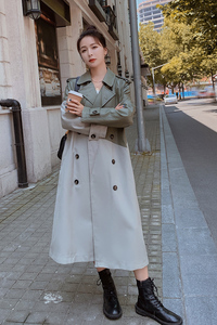 现货！2022新款拼接风衣2161-P160控228+图片
