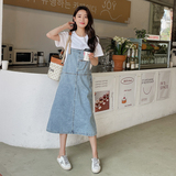 2023新款牛仔吊带牛仔裙2311-P105控158+配套白T有售，女装连衣裙，浙宝268（原浙宝222）