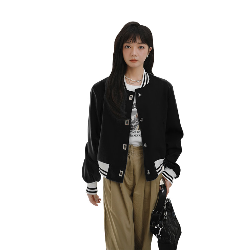 现货2023新款两色棒球服2226P125控178,女装短外套,浙宝268（原浙宝222）