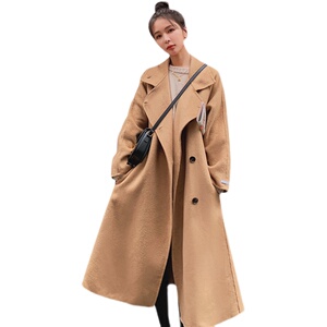 2021 新款加厚呢大衣单排扣2176-P175控258+图片