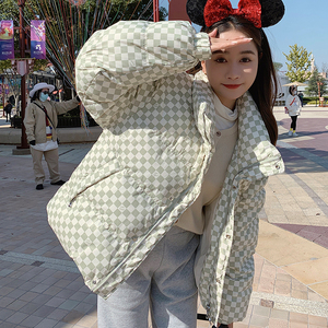 2023新款棋格短棉服2195-P155控238+图片