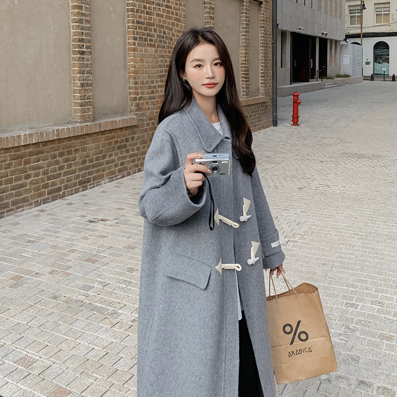 2023新款牛角扣呢大衣2377-P280控378+，女装毛呢外套，浙宝268（原浙宝222）