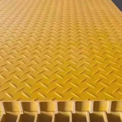 玻璃钢格栅板电缆沟防滑板花纹板