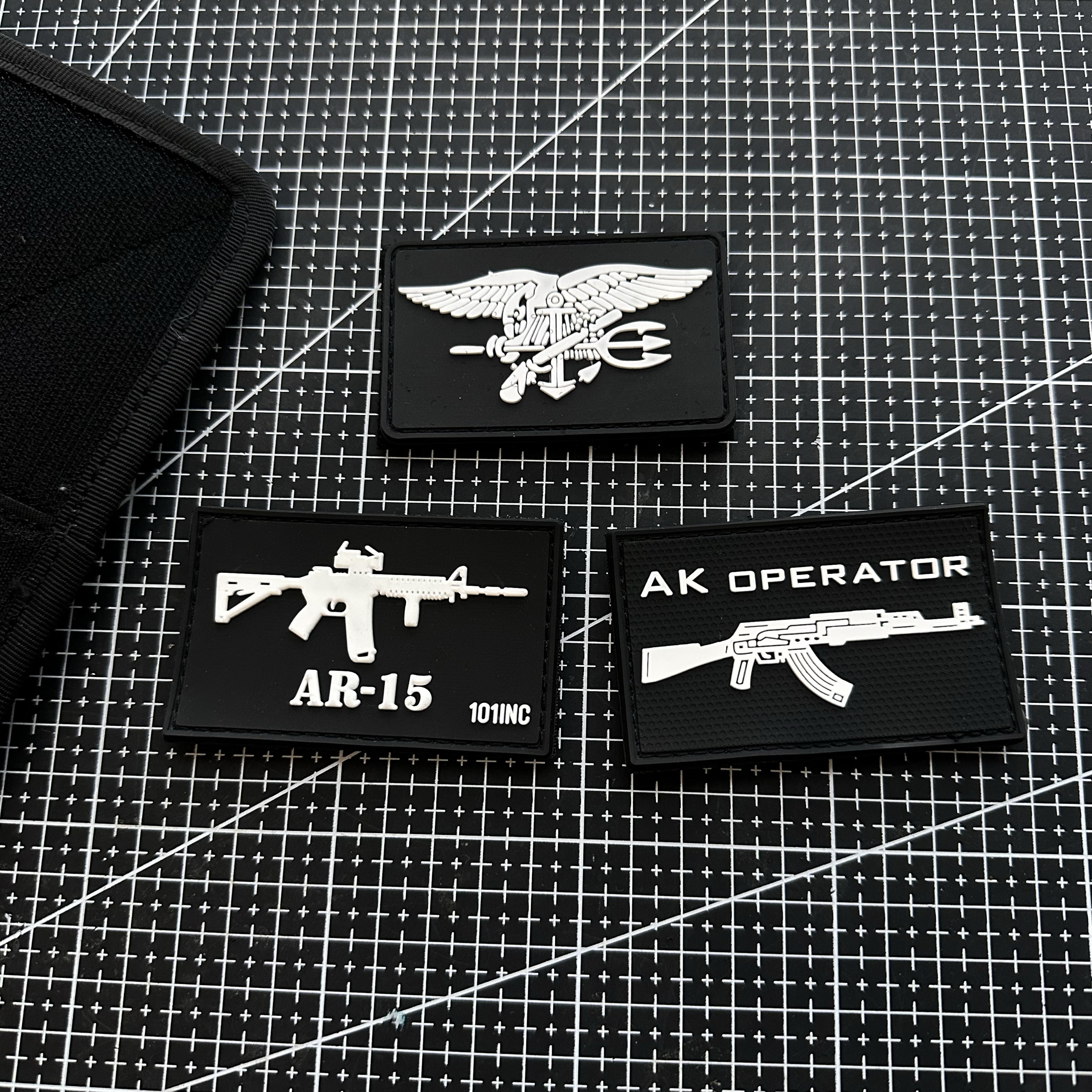 PVC魔术贴章美国海军陆战队战术AK士气章战术背包贴章战术臂章