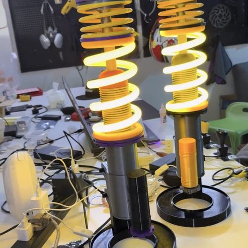 3D打印KW避震造型台灯汽车改装周边工业风桌面氛围灯