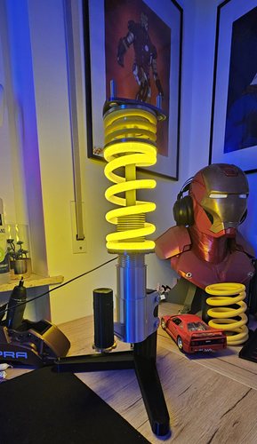 改装车周边KW避震台灯3D打印精准复刻工业风个性桌面摆件灯