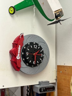 布雷博刹车盘钟表brembo时钟刹车卡钳时钟浓浓的JDM男孩子