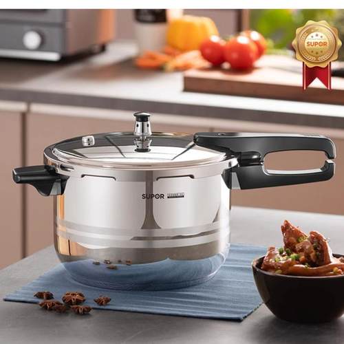 苏泊尔高压锅加厚304不锈钢压力锅家用防爆YS24ED电磁炉燃气26CM