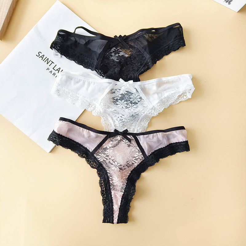 丁字裤女纯欲性感交叉镂空透视蕾丝火辣情调低腰速干无痕女生内裤,女士内衣/男士内衣/家居服,女丁字裤,淘宝优惠券,粉丝福利购,淘宝优惠卷