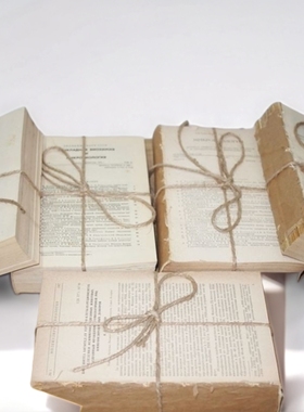 二手古董书籍陈列道具vintage