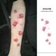 小红书爆款 逼真淤青彩色纹身贴ins手臂少女防水彩绘唯美仿真持久