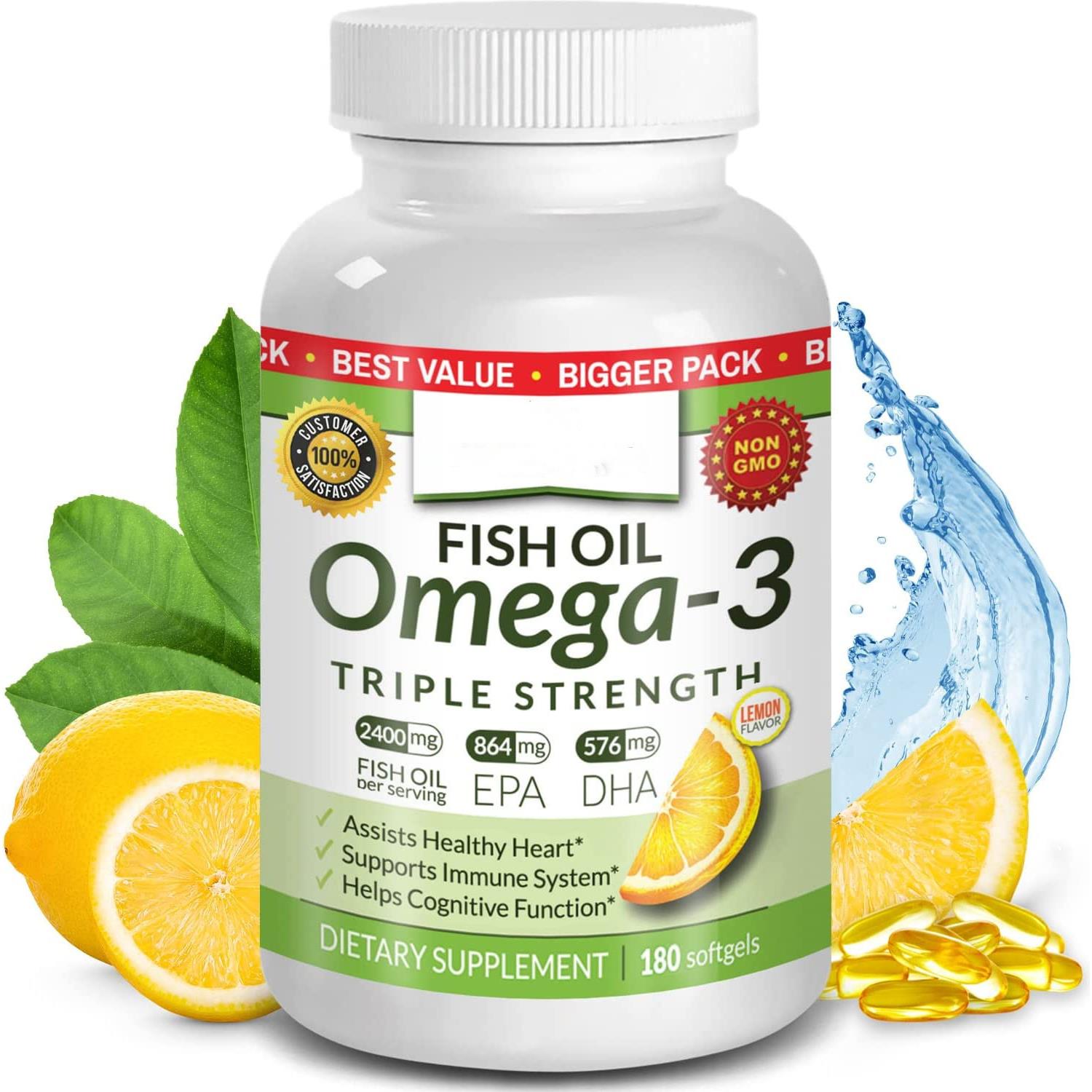鱼油软胶囊Fish Oil Omega3 Softgels 超级工厂 样品图片