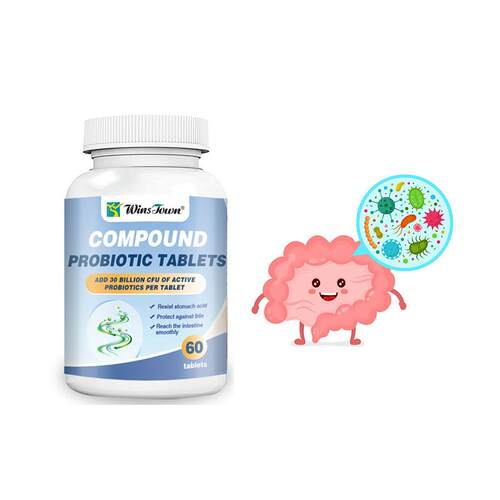 跨境电商益生菌片COMPOUND PROBIOTIC TABLET益生菌生物酶片样品