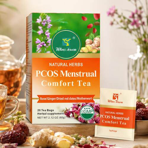 跨境电商新品女性经期茶3g*20袋/盒Menstrual Comfort Tea样品