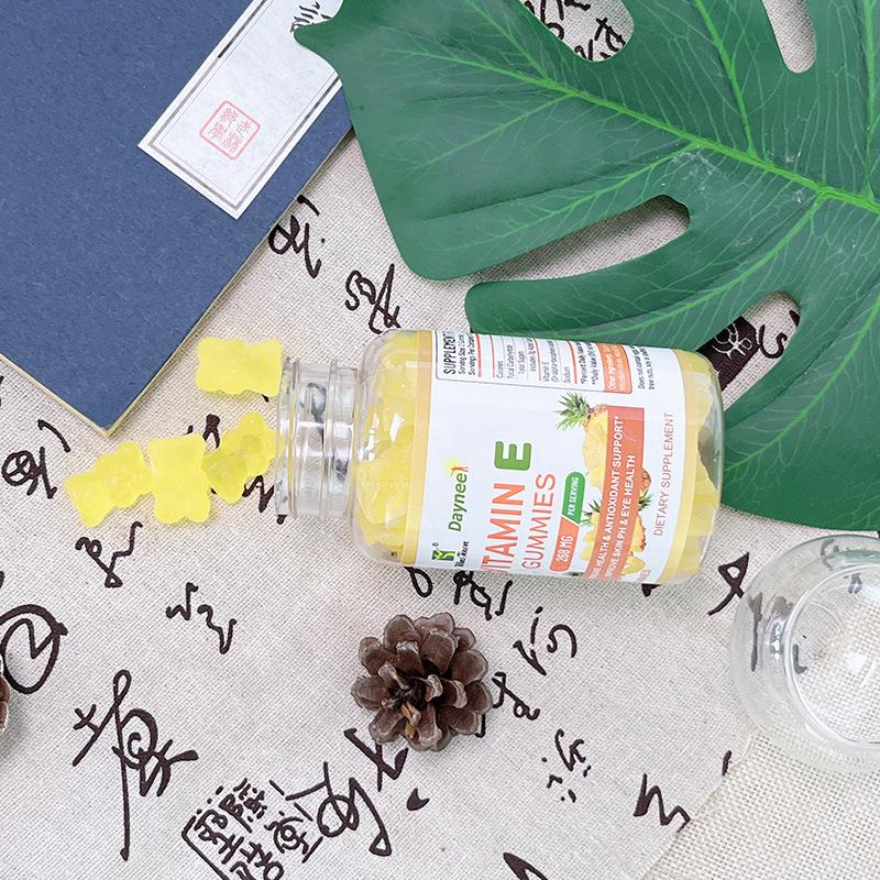 跨境电商ANTIOXIDANT SUPPORT 维生素e软糖VITAMIN E GUMMIES样品