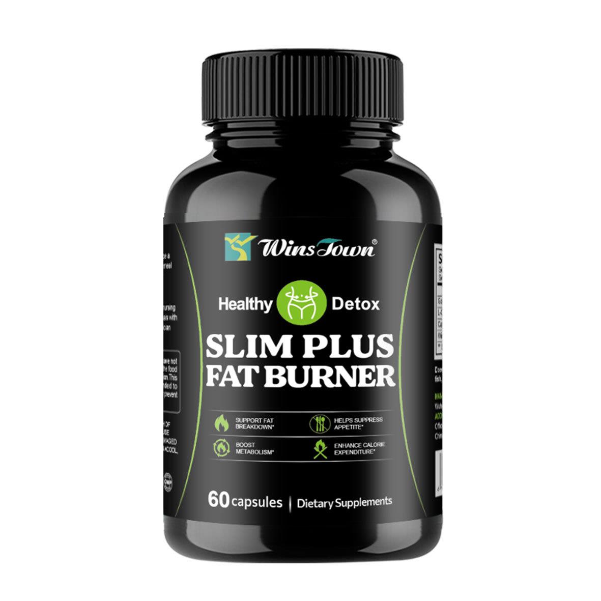 跨境现货胶囊slim plus fat burner slimming capsule 工厂直样品
