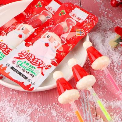 Christmas candy fluorescent lollipop 圣诞节糖果荧光棒棒糖