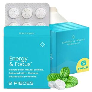 严选现货薄荷味咖啡压片糖盒装NeuroGum Energy Caffeine Gum
