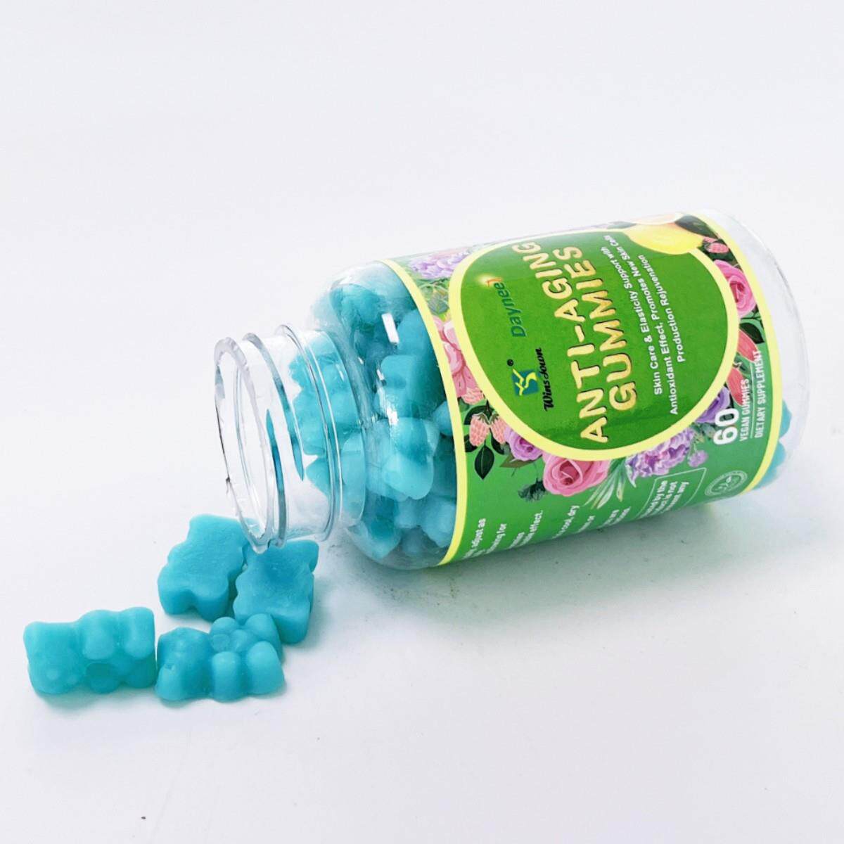 跨境电商 Anti aging gummies柠檬味皮肤软糖软糖 Daynee压片糖果