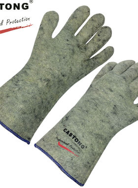 CASTONG卡司顿33CM耐高温手套（200度）GKKK35-33电焊劳保棉工业