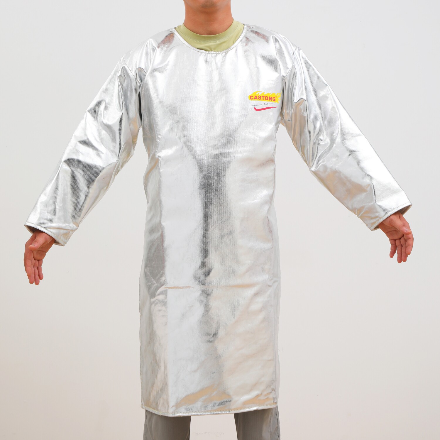 铝箔隔热反穿衣隔热服抗防辐射工业铝箔服炉1000度CASTONG卡司顿