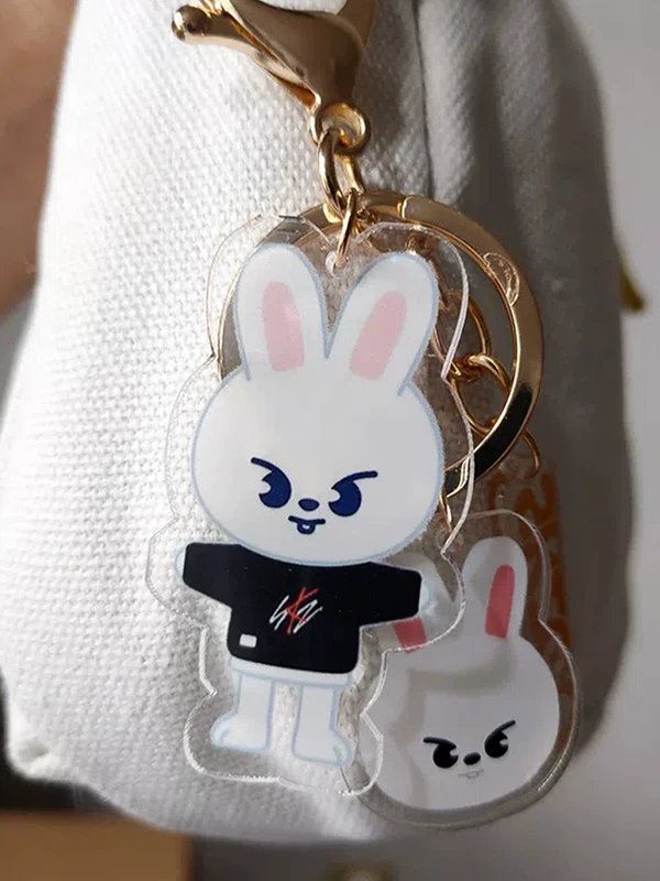Cartoon keychain, acrylic double-sided pendant, accessory